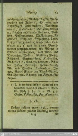 § VI. Alia Ordinatio de eodem anno