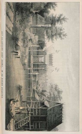 Het dajaksche dorp Goena, in de river Beadjoe