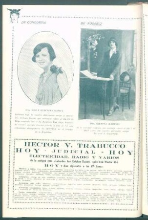 De Concordia : [Retrato de] Srta. Sofía Mercedes García