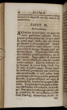 Caput IX. - Cap. XI.