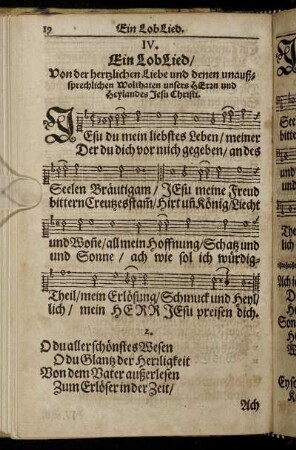 IV. Ein Lob Lied [...]