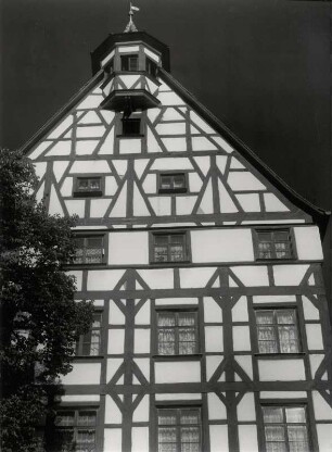 Fachwerkhaus am Tiergärtnertorplatz in Nürnberg