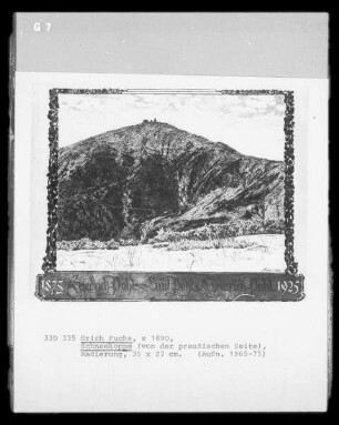 Schneekoppe von der preußischen Seite