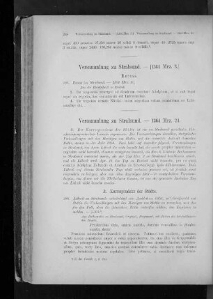 Versammlung zu Stralsund. - [1364 Mrz. 3.]