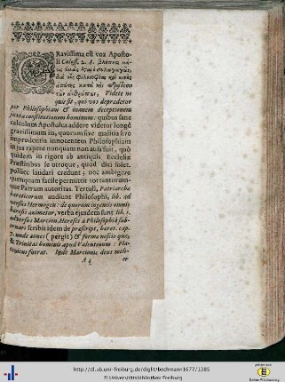 Gravissima est vox Apostoli…