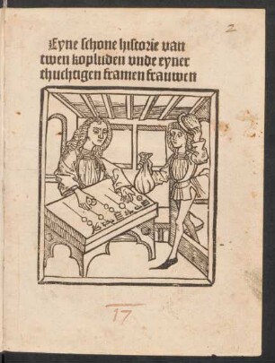Historia. Die vier Kaufleute, niederdeutsch