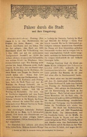 Adressbuch der königl. bayer. Stadt Freising : nebst Neustift und Weihenstephan, 1891