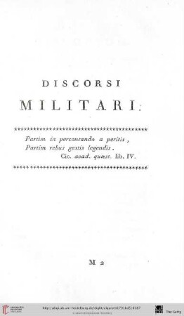 Discorsi militari