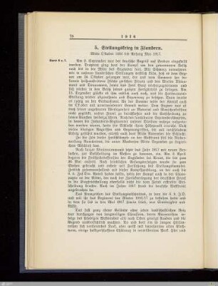 5. Stellungskrieg in Flandern