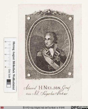 Bildnis Horatio Nelson, 1801 1. Viscount N.
