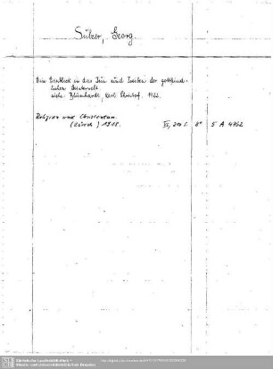 Sulzer, Georg
