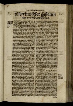 Niderländischer Historien Das Drey und Dreissigste Buch