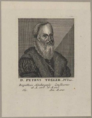 Bildnis des Petrvs Tozler