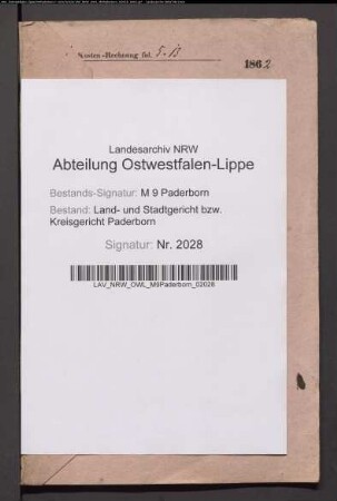 Erblasser: Linneweber, Elisabeth, geb. Loer; Ehepartner: Linneweber, Adam: