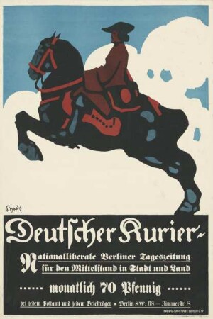 Deutscher Kurier. Nationalliberale Berliner Tageszeitung
