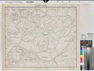 Bochum, Gauhauptstadt Bochum, Stadtplan, Blatt 8, Stiepel