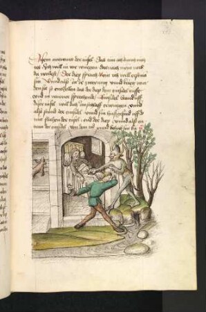 Der Dieb und der Teufel am Haus des Einsiedlers; (Kapitel V: Von den Raben und den Aaren)