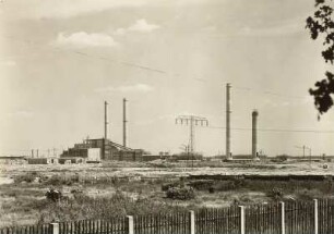 Lübbenau, Großkraftwerk im Bau
