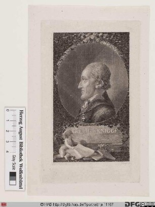 Bildnis Adolph (Franz Friedrich Ludwig) Frhr. Knigge