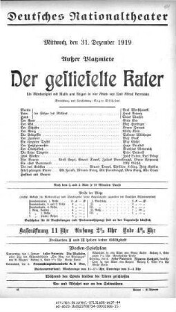 Der gestiefelte Kater