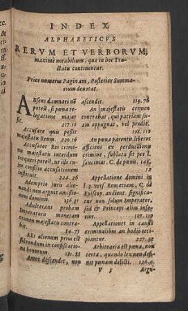 Index alphabeticus.