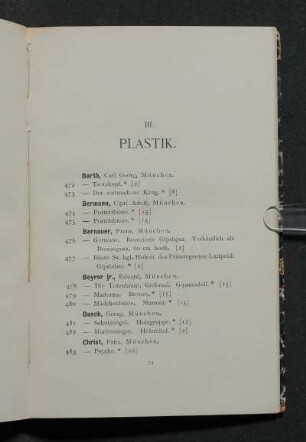 III. PLASTIK.