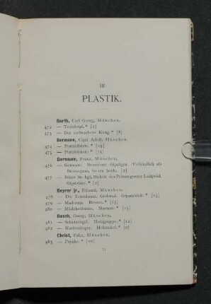 III. PLASTIK.