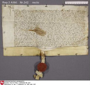 1472 November 15 Vertrag des Alten und Neuen Klosters mit dem Geschlecht der Borchs wegen ihrer Befugnis im Buxtehuder Wald