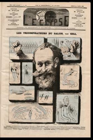 Les triomphateurs du Salon, par Gill