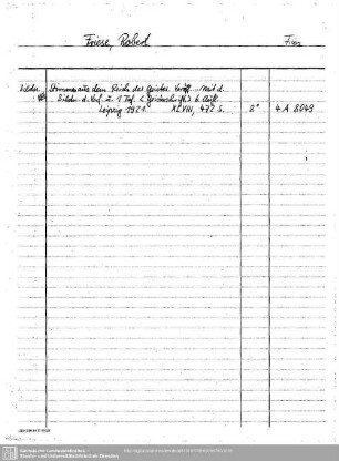 Friese, Robert