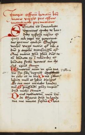 Psalterium feriatum