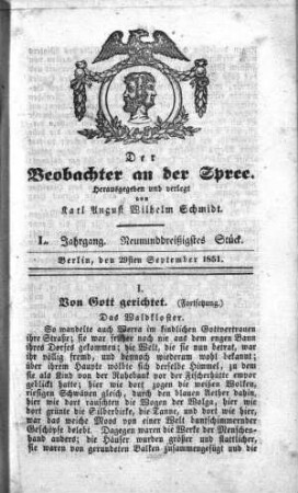39. Stueck, 29. September 1851