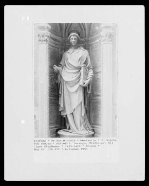 Tabernakel der Arte della Lana — Heiliger Stephanus