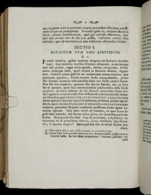 Sectio I. Botanicum Uvæ Ursi Scrutinium.