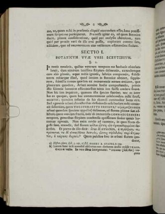 Sectio I. Botanicum Uvæ Ursi Scrutinium.