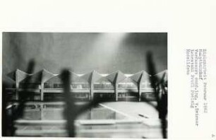 Hauptbahnhof (Diplomarbeit bei Peter Poelzig): Modellfoto