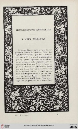 4. Pér. 15.1919: Lucien Pissarro : peintres-graveurs contemporains