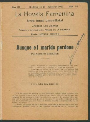 Una joven del siglo XX