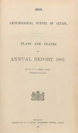 1902: Annual report / Plans and plates