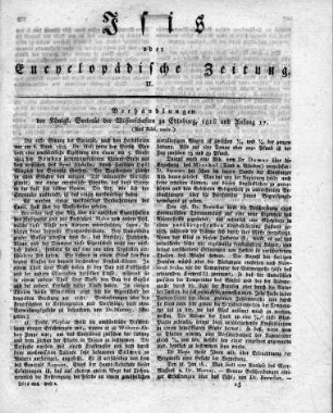Verhandlungen der Königlichen Societät der Wissenschaften zu Edinburg, 1816 und Anfang 17
