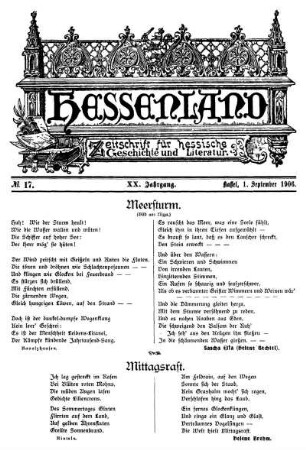 No. 17, 1. September 1906
