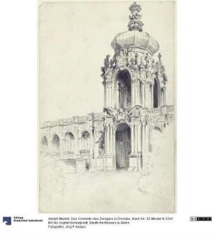 Das Kronentor des Zwingers in Dresden