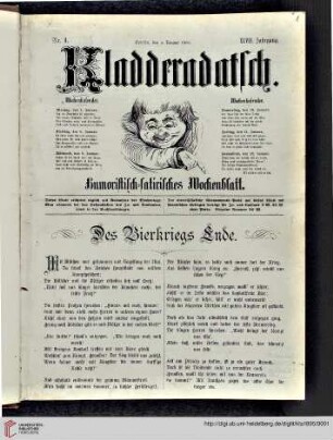 48: Kladderadatsch: Humoristisch-satirisches Wochenblatt