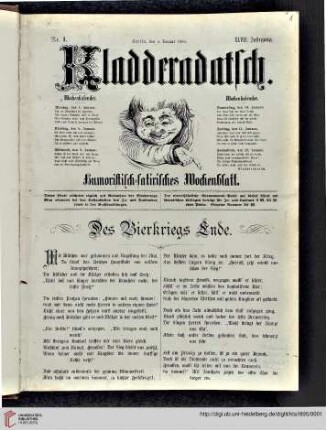48: Kladderadatsch: Humoristisch-satirisches Wochenblatt