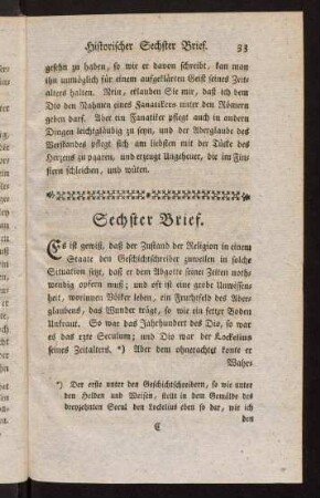 33-47, Sechster Brief.- Siebender Brief.