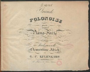Grande Polonoise pour le Piano-Forte Oeuvre 21