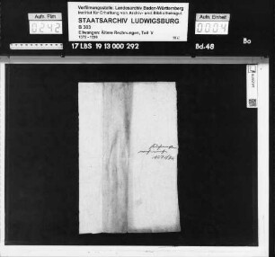 Küchenmeisterrechnungen des Stifts Ellwangen