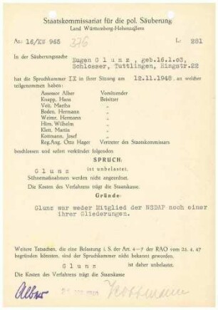 Glunz, Eugen