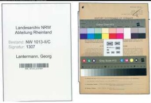 Entnazifizierung Georg Lantermann , geb. 02.02.1881 (Polsterer)