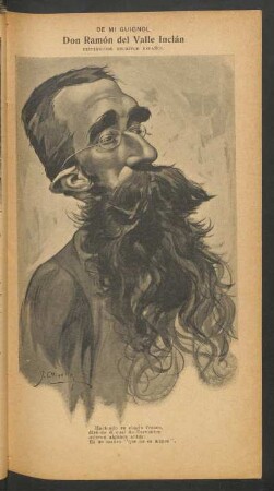 Don Ramón del Valle Inclán, distinguido escritor español : De mi guignol